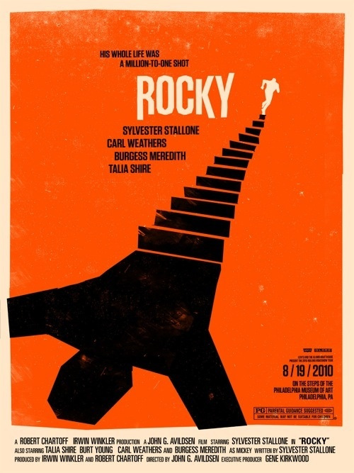 Rocky Minalist Poster Design